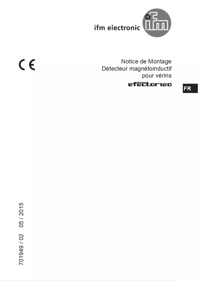 Page 1 de la notice Manuel utilisateur IFM MK5196