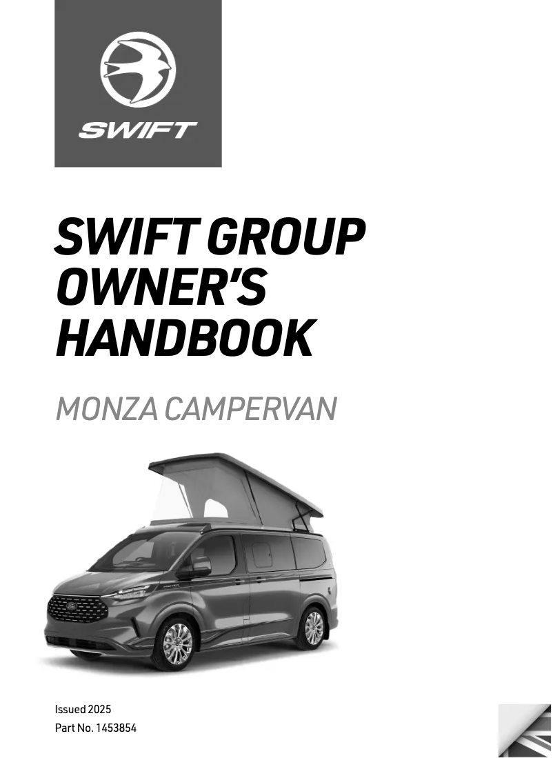 Page 1 de la notice Manuel utilisateur Swift Monza (2025)