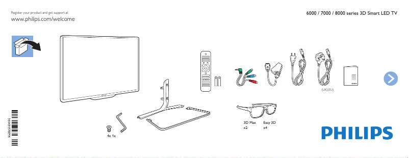 Image de la première page du manuel de l'appareil 47PFL6158K