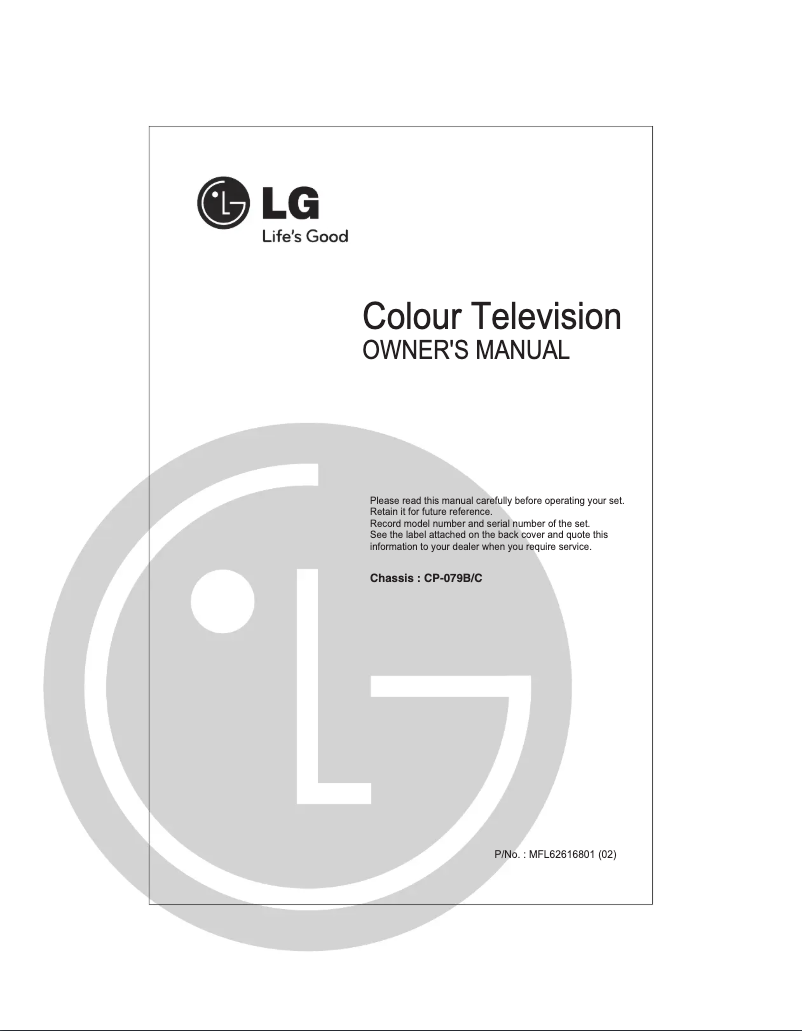 Page 1 of the manual User Manual LG 21FU4RG-TZ