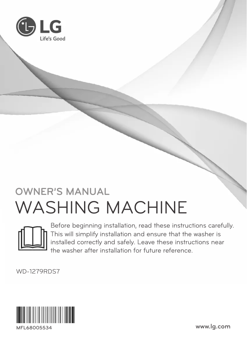 Página 1 del manual Manual de usuario LG WD-1279RDS7