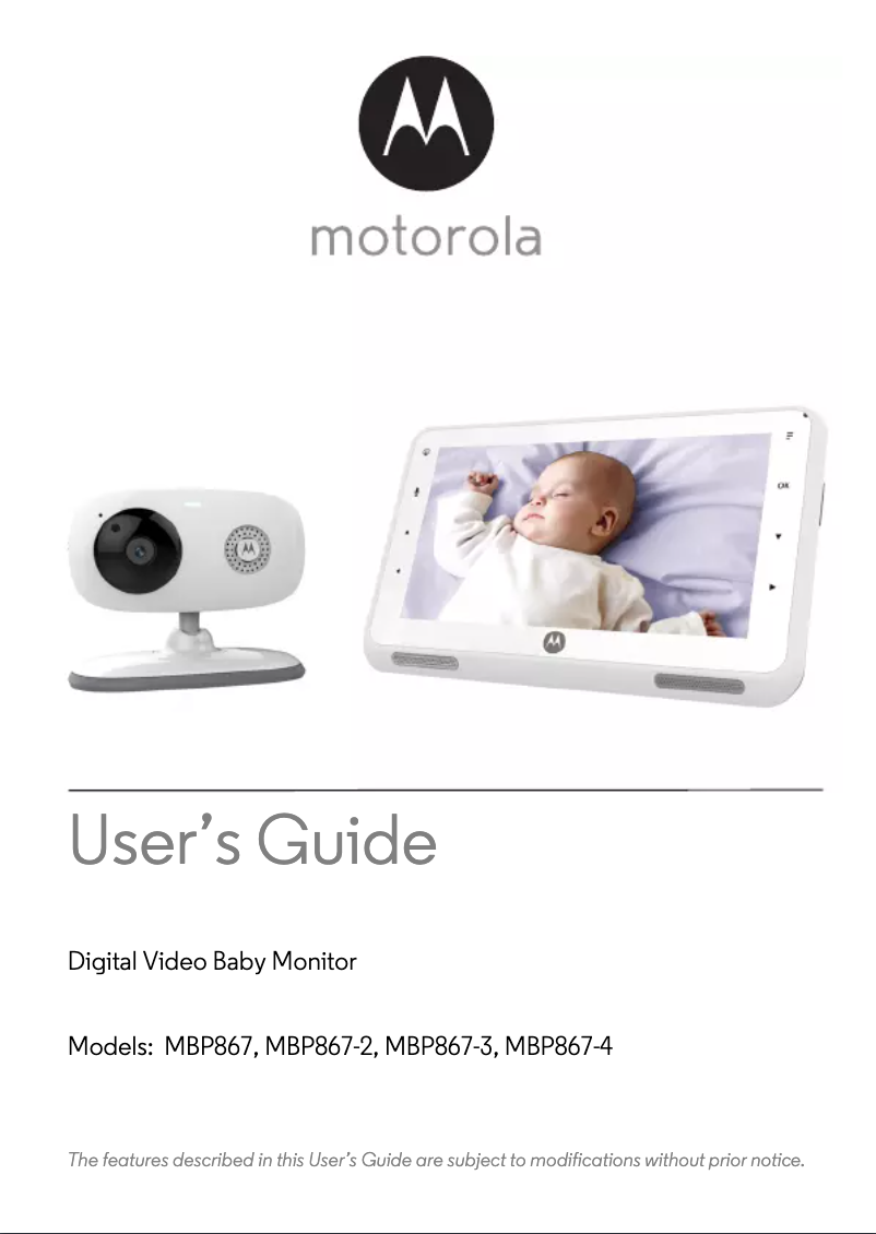 Página 1 del manual Manual de usuario Motorola MBP867-2