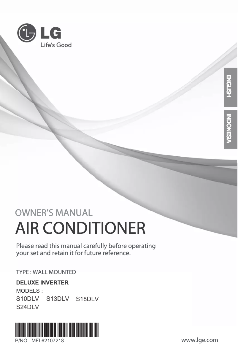 Page 1 de la notice Manuel utilisateur LG SN10DLV