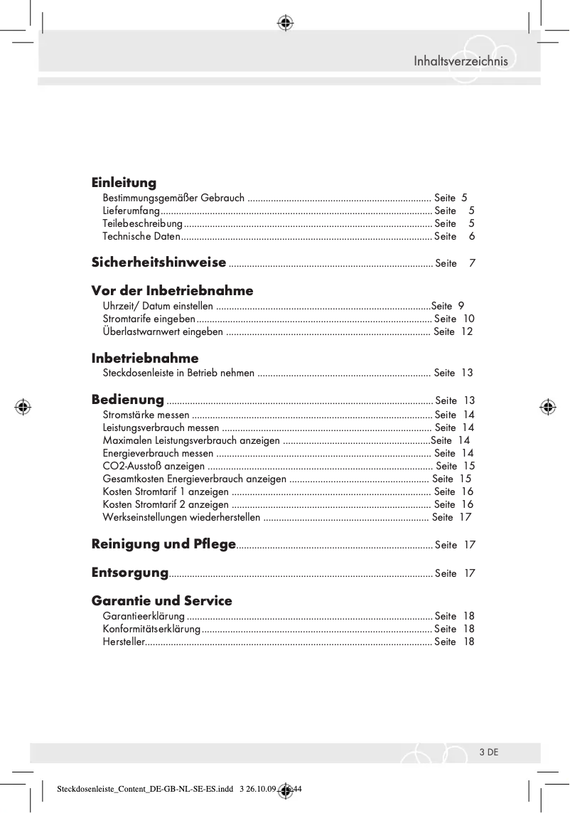 Página 1 del manual Manual de usuario Brennenstuhl EM 235