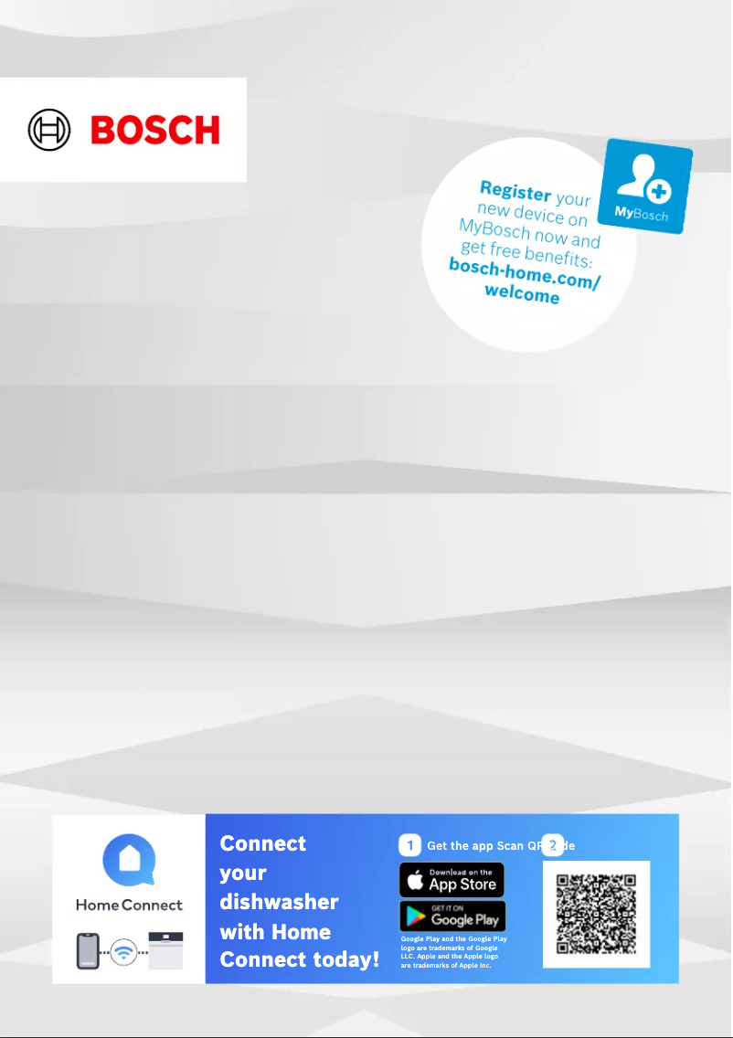 Page 1 de la notice Manuel utilisateur Bosch SMP4ECW79S