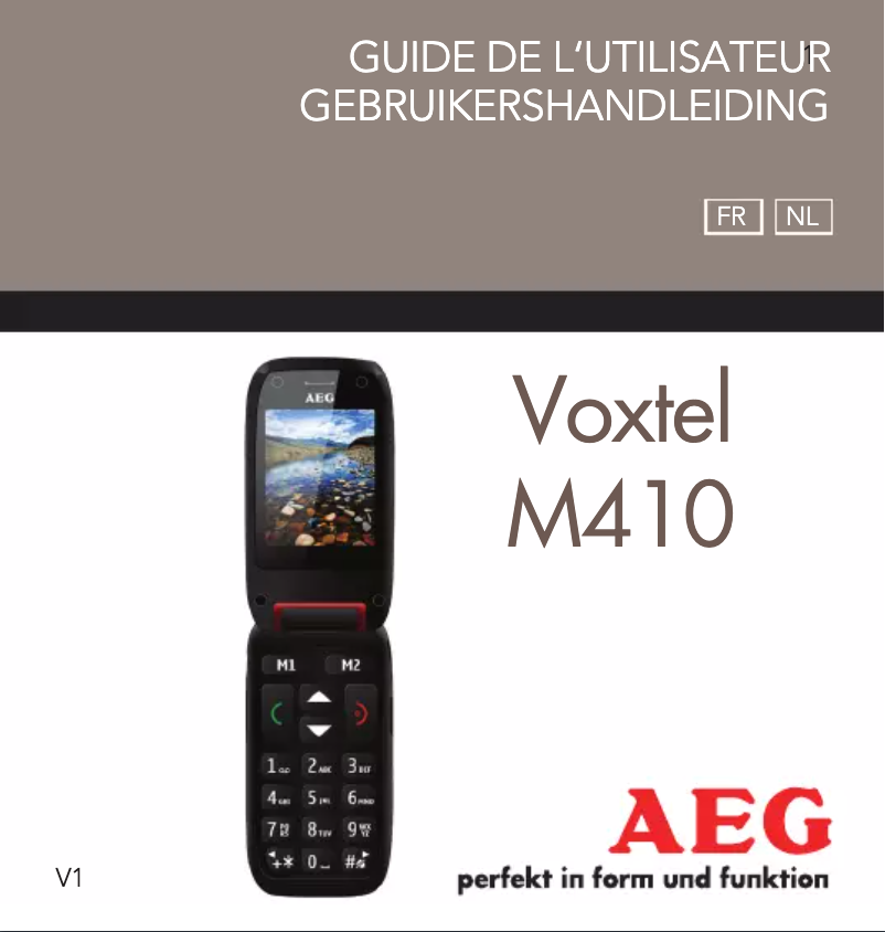 Page 1 de la notice Manuel utilisateur AEG VOXTEL M410