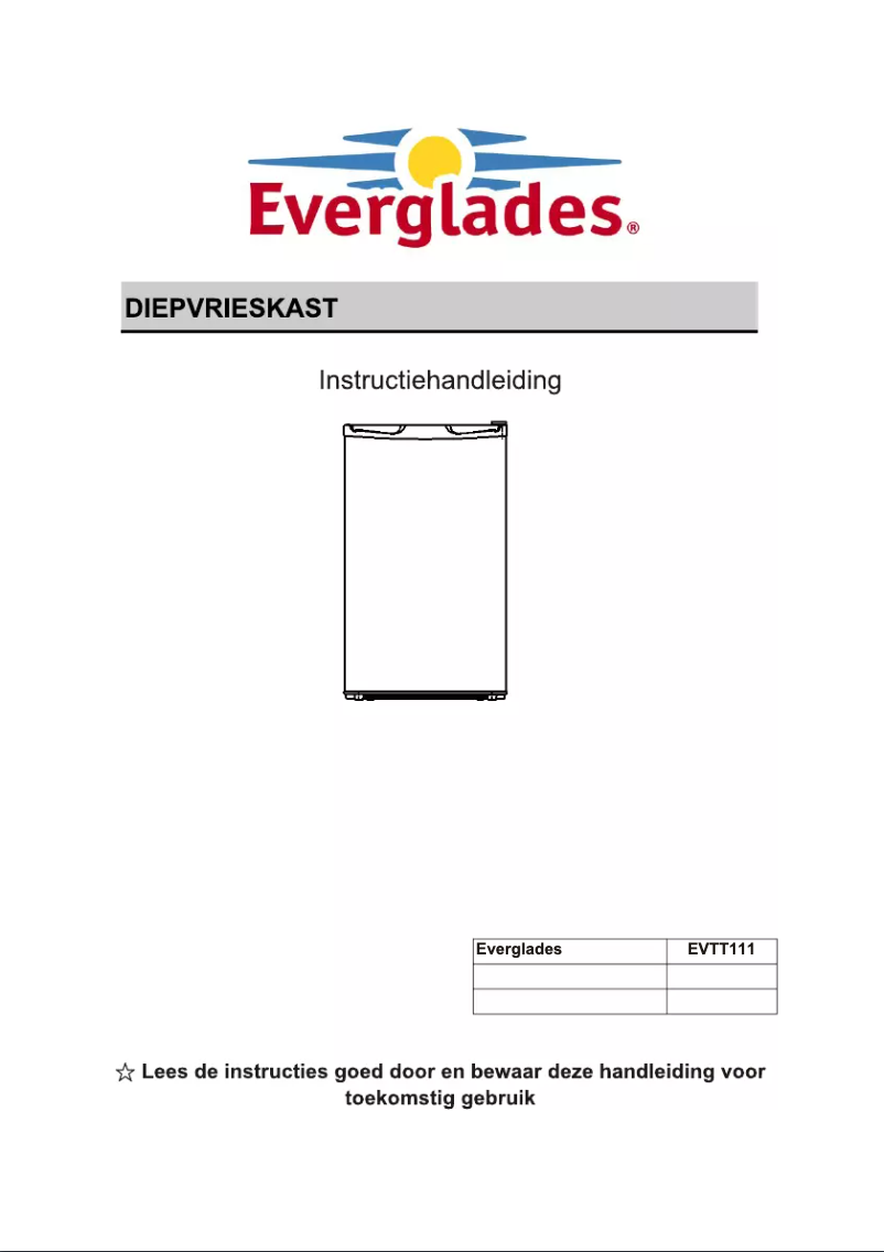 Page 1 de la notice Manuel utilisateur Everglades EVTT111