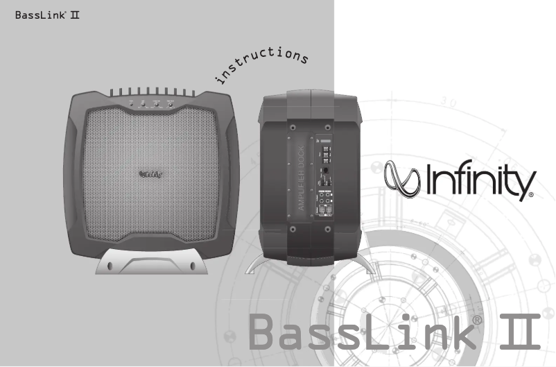 Page 1 of the manual User Manual Infinity BassLink II