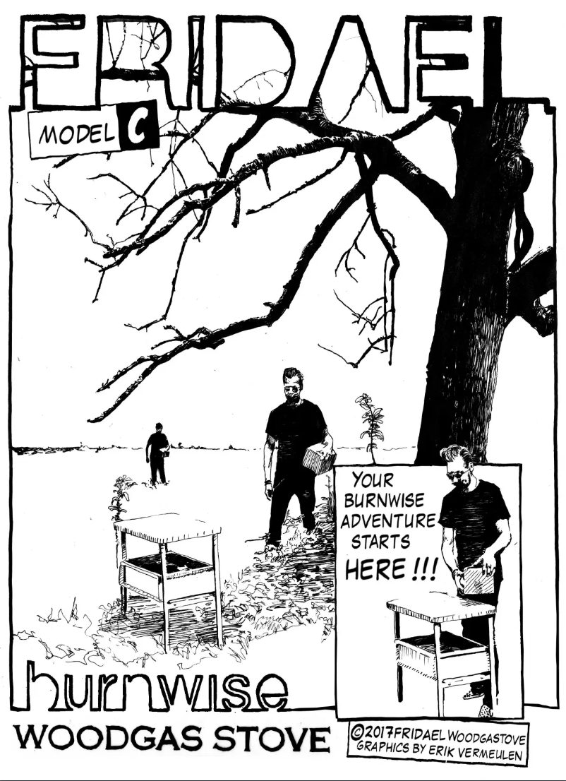 Page 1 de la notice Manuel utilisateur Fridael Burnwise model C