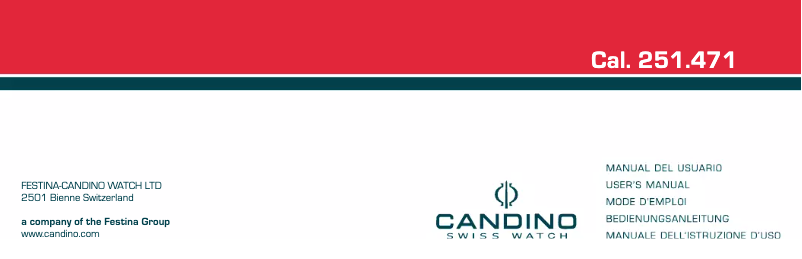 Page 1 de la notice Manuel utilisateur Candino C4376