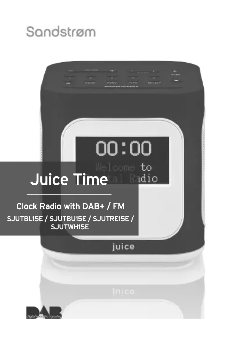 Page 1 de la notice Manuel utilisateur Sandstrøm Juice SJUTBL15E