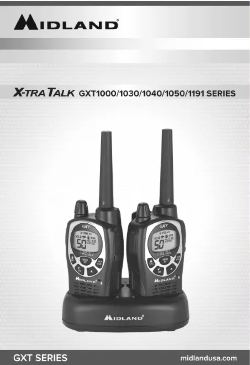 Page 1 de la notice Manuel utilisateur Midland GXT1000AZ