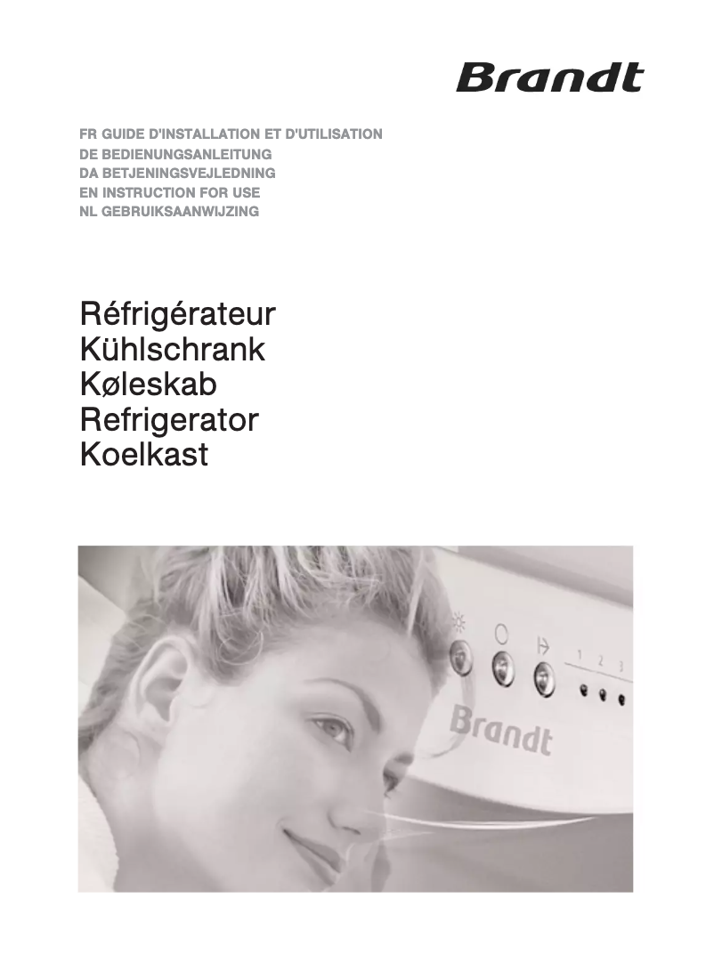 Página 1 del manual Manual de usuario Brandt BIC2272SW