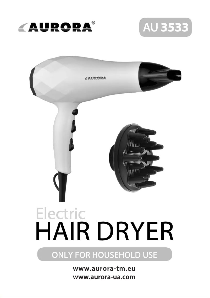 Page 1 de la notice Manuel utilisateur Aurora AU 3533