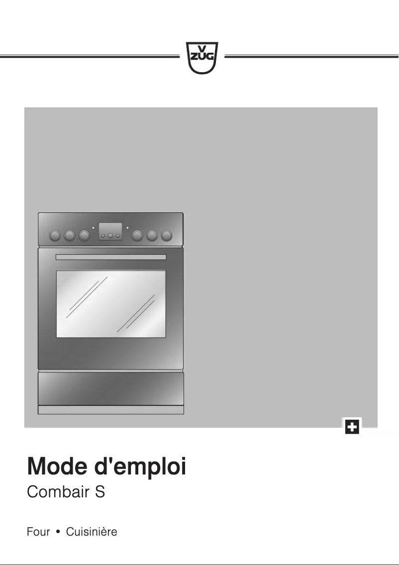 Página 1 del manual Manual de usuario V-Zug Combair S