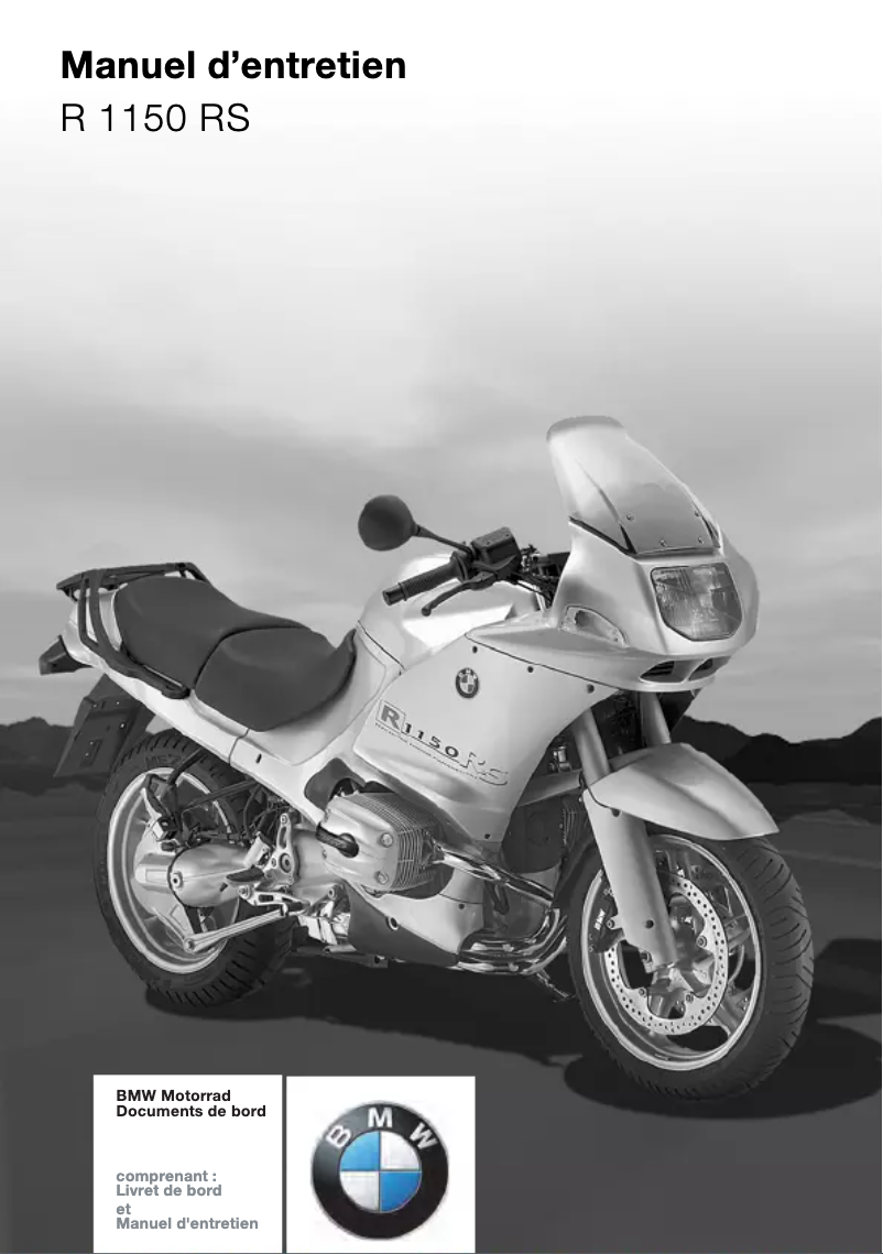 Page 1 of the manual User Manual BMW R 1150 RS (2004)
