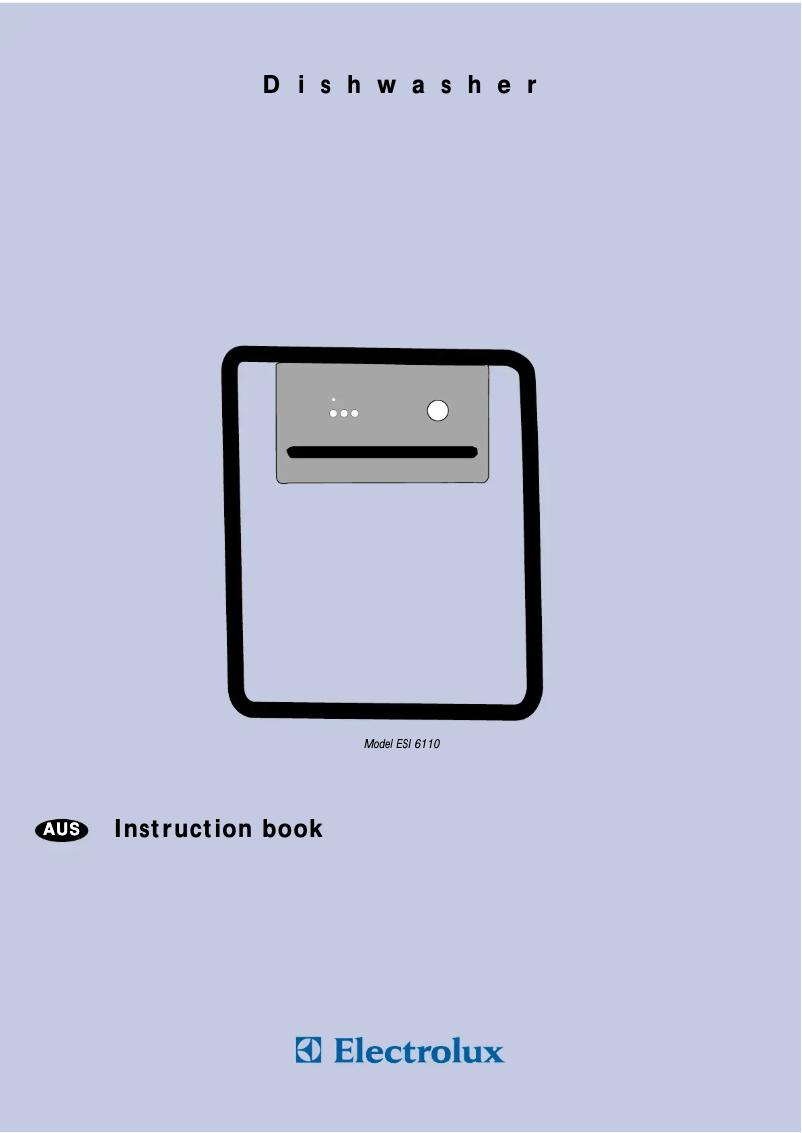 Página 1 del manual Manual de usuario Electrolux ESI6110X