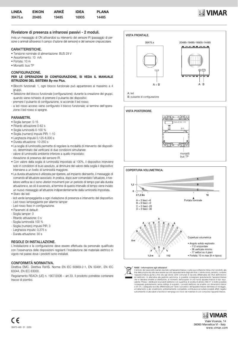 Página 1 del manual Manual de usuario Vimar 14485
