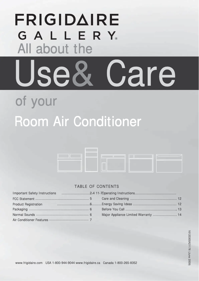 Page 1 de la notice Manuel utilisateur Frigidaire GHWW063WB1