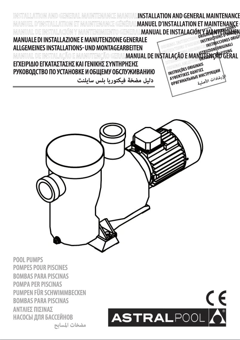 Page 1 de la notice Manuel utilisateur AstralPool Maxim