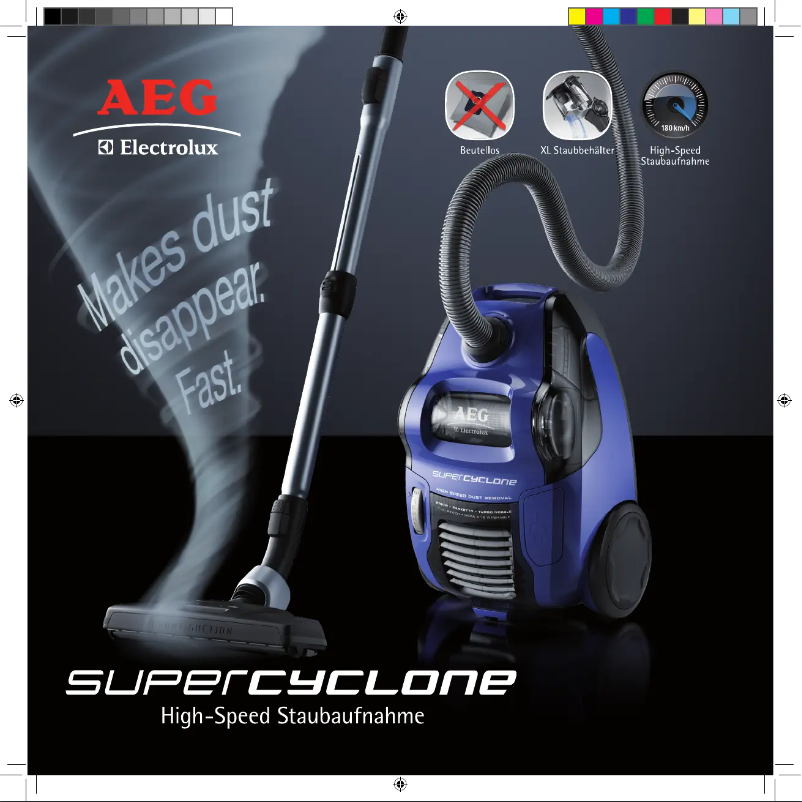 Página 1 del manual Manual de usuario AEG SuperCyclone ASC6910