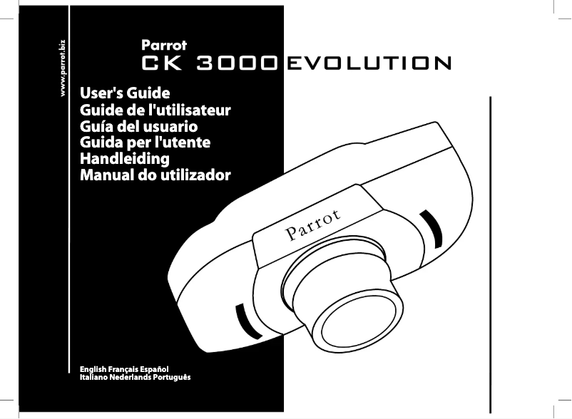 Page 1 of the manual User Manual Parrot CK3000 Evolution