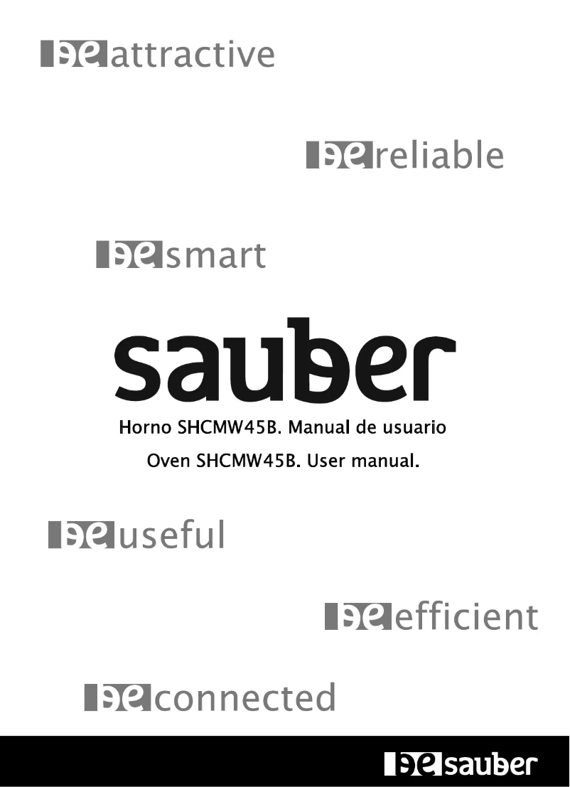 Página 1 del manual Manual de usuario Sauber SHCMW45B