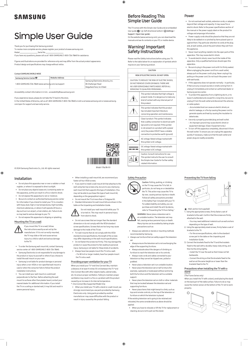 Página 1 del manual Manual de usuario Samsung QN70Q60DAF