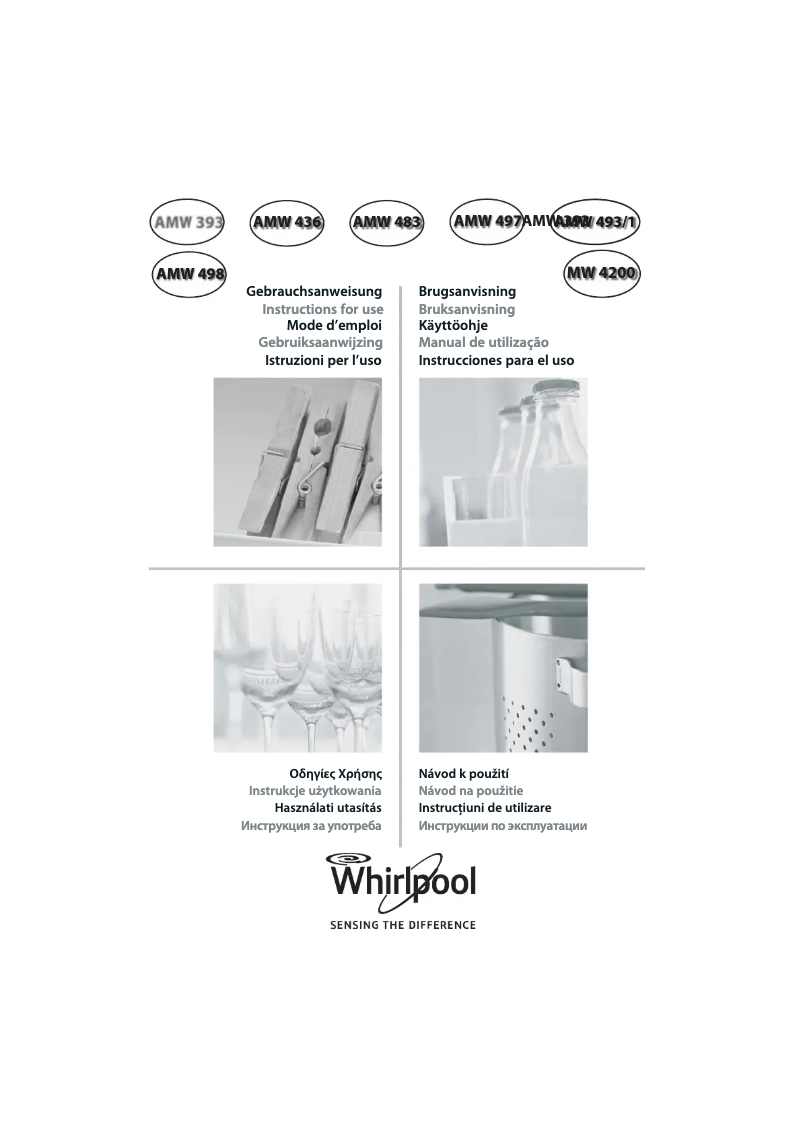 Página 1 del manual Manual de usuario Whirlpool AMW 436 IX