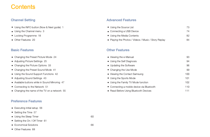 Página 1 del manual Manual de usuario Samsung UA32M4100DG