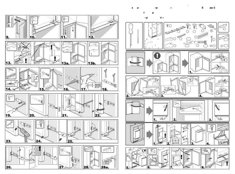 Page 1 de la notice Guide d'installation Bosch KIV38V01