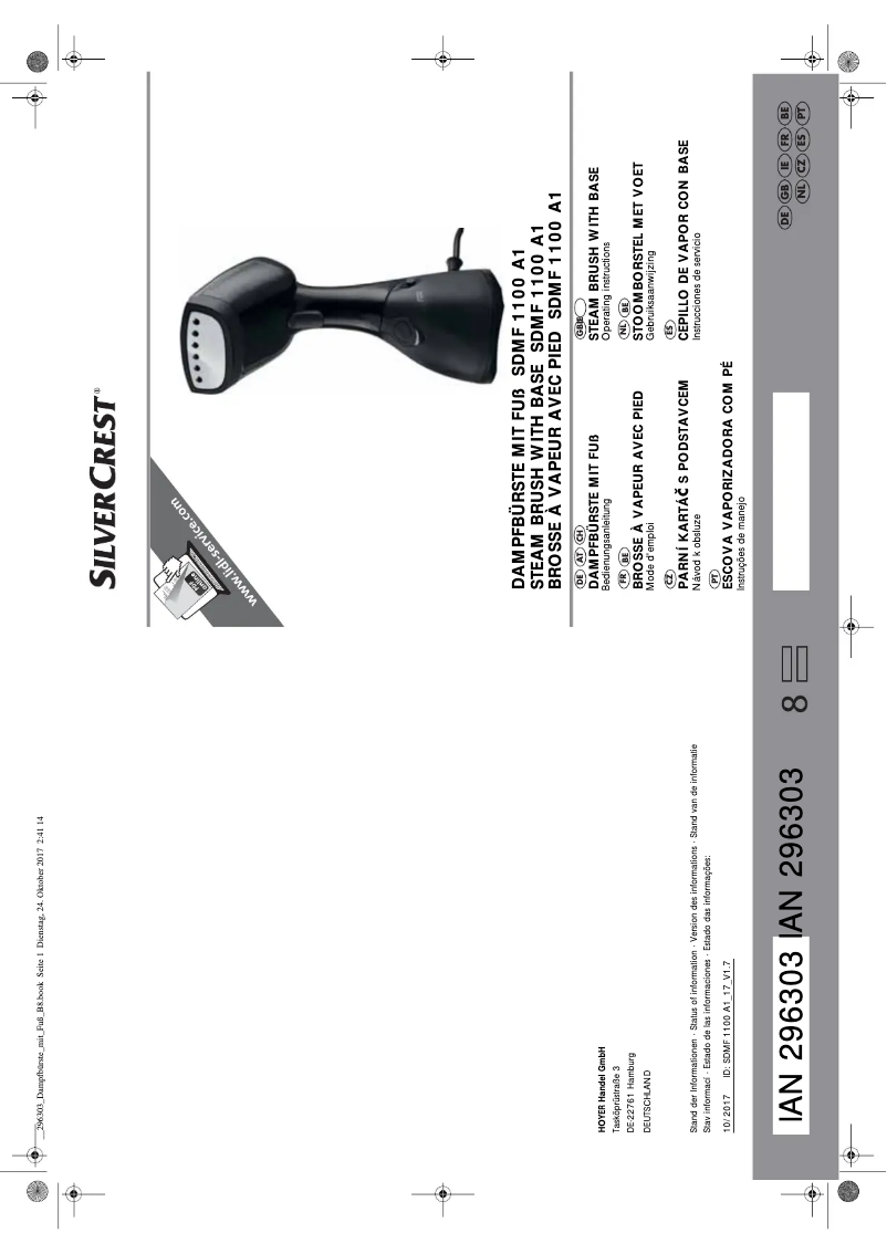 Page 1 de la notice Manuel utilisateur SilverCrest SDRB 1000 B1