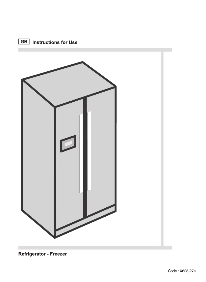 Page n°1 - Manuel utilisateur Gorenje NRS9182BX