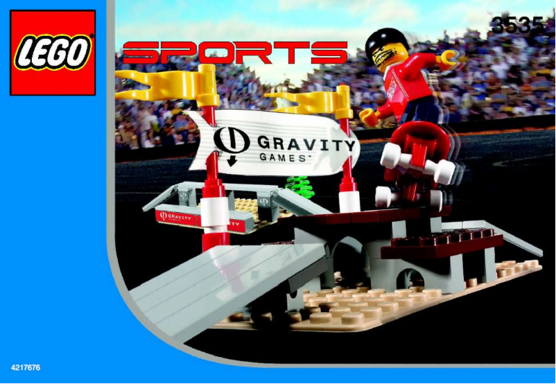 Page 1 de la notice Manuel utilisateur Lego Skateboard Street Park