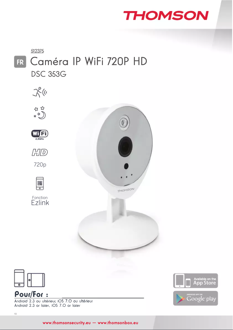 Page 1 de la notice Manuel utilisateur Thomson 512375