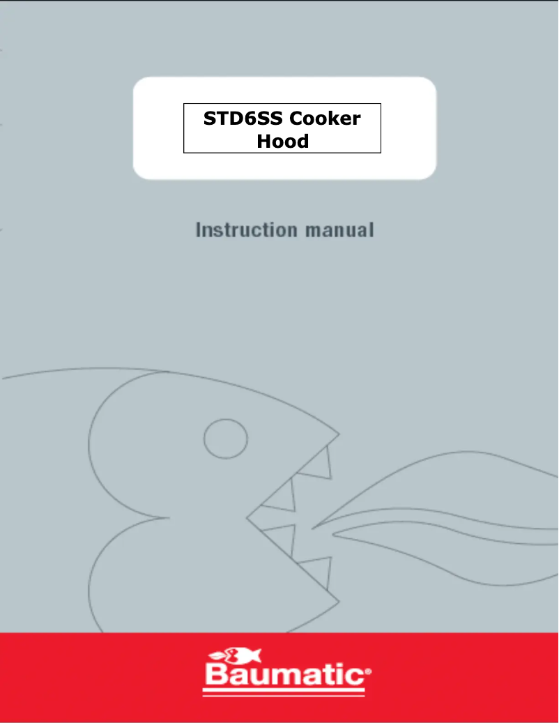Page 1 of the manual User Manual Baumatic STD6SS