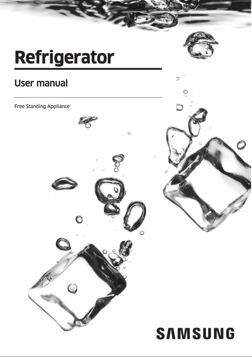 Página 1 del manual Manual de usuario Samsung RF50C532EB1