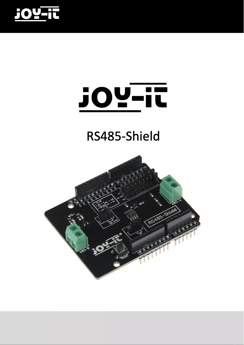 Page 1 de la notice Manuel utilisateur pcDuino RS485-Shield