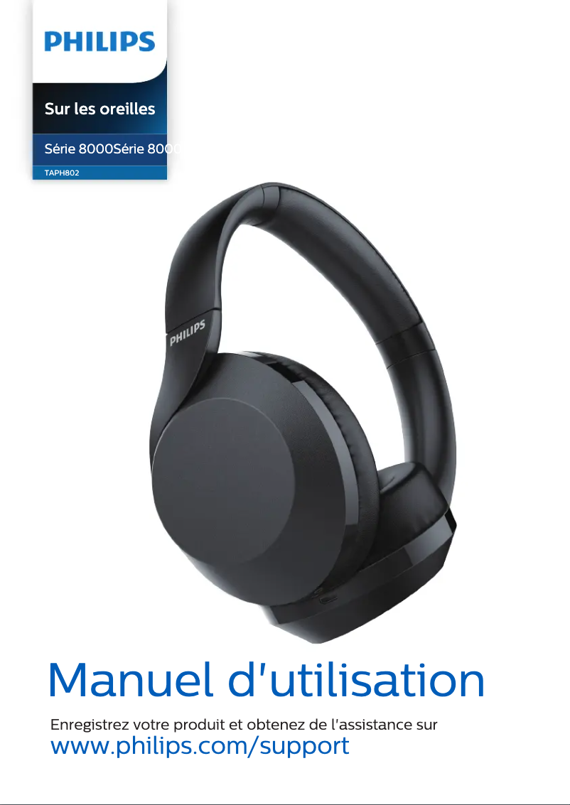 Page 1 of the manual User Manual Philips TAPH802