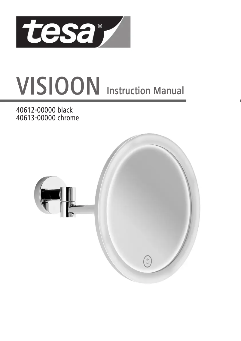 Page 1 de la notice Manuel utilisateur TESA VISIOON