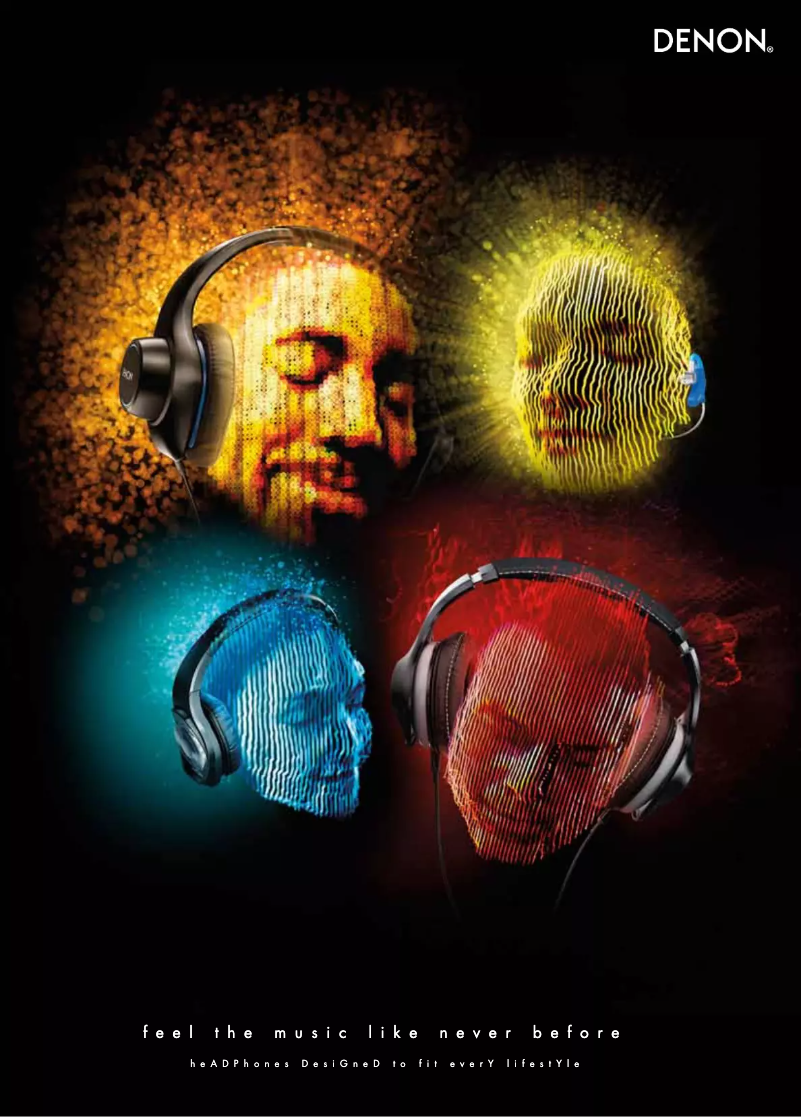 Page 1 of the manual Brochure Denon AH-D7100