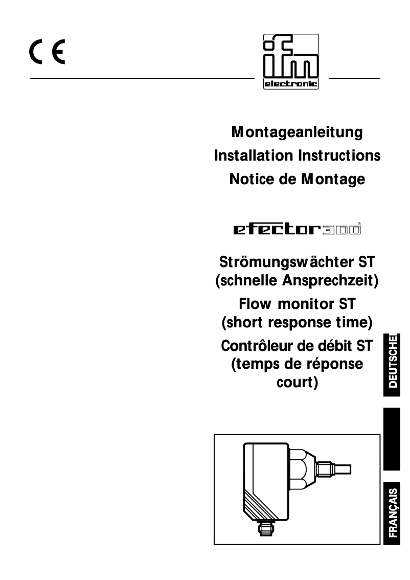 Página 1 del manual Manual de usuario IFM ST0566