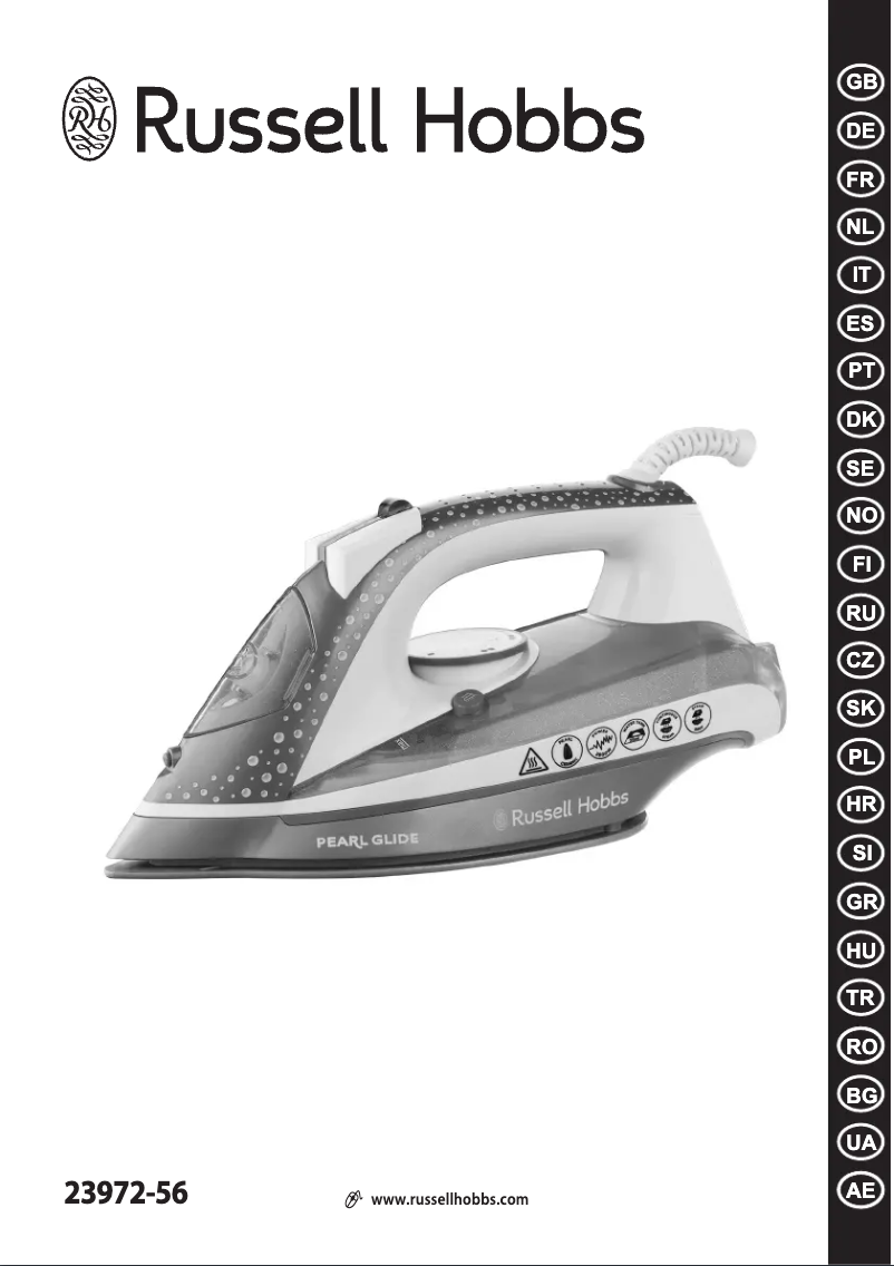 Page 1 de la notice Manuel utilisateur Russell Hobbs Pearl Glide 23972