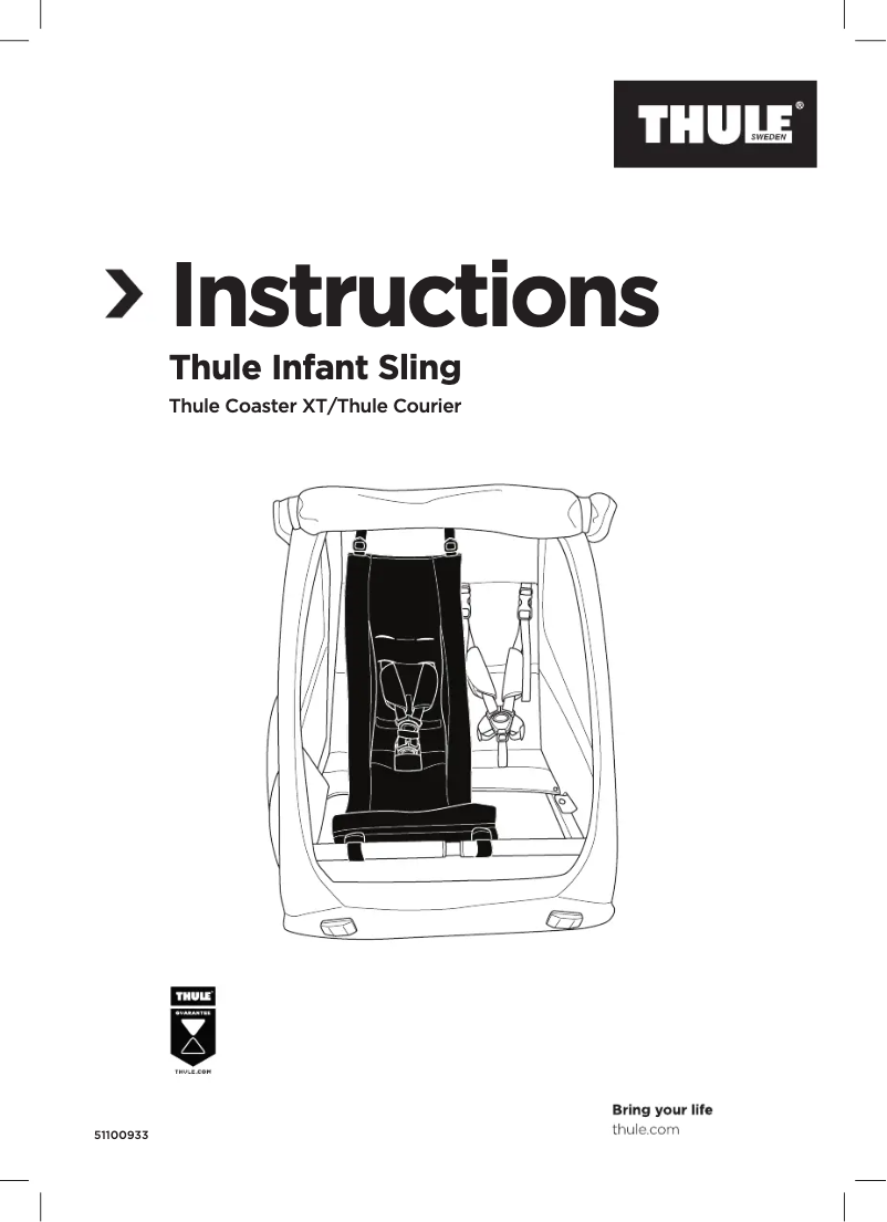 Page 1 de la notice Manuel utilisateur Thule Infant Sling