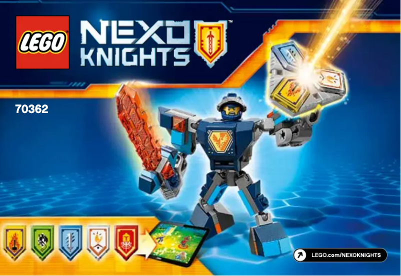 Página 1 del manual Manual de usuario Lego Nexo Knights 70362