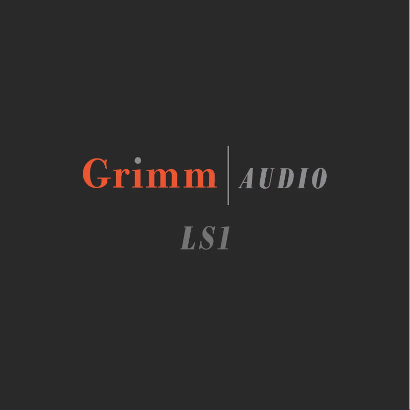 Page 1 of the manual User Manual Grimm Audio LS1s
