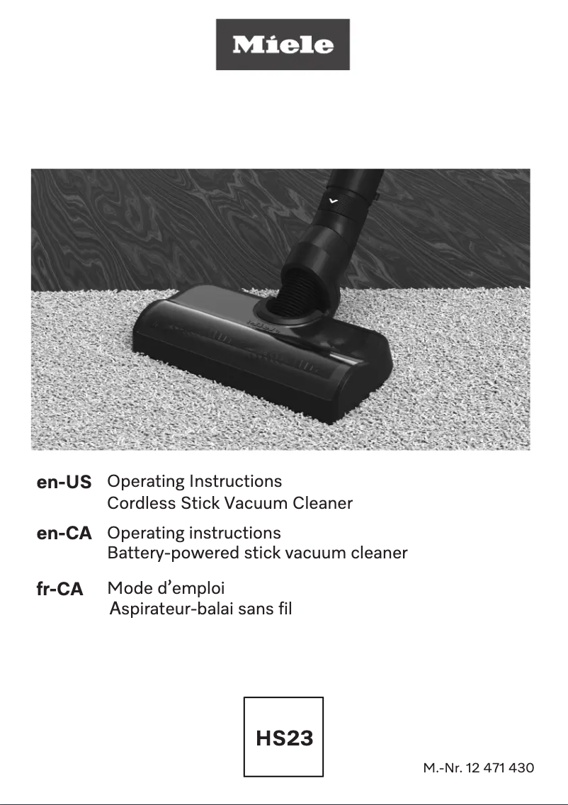 Page 1 de la notice Guide d'installation Miele Duoflex HX1 Total Care