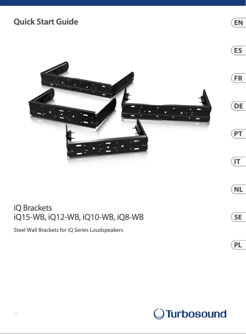 Página 1 del manual Guía de inicio rápido Turbosound iQ10-WB