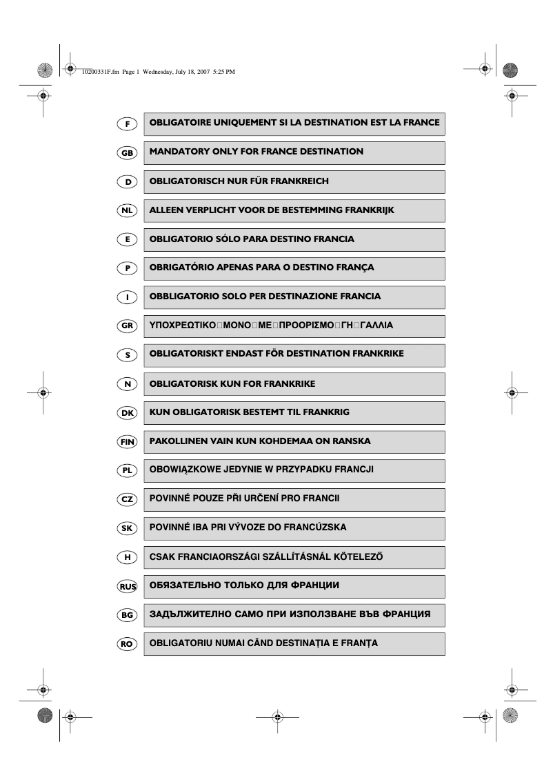 Page 1 de la notice Manuel utilisateur Whirlpool WBE3415 TS