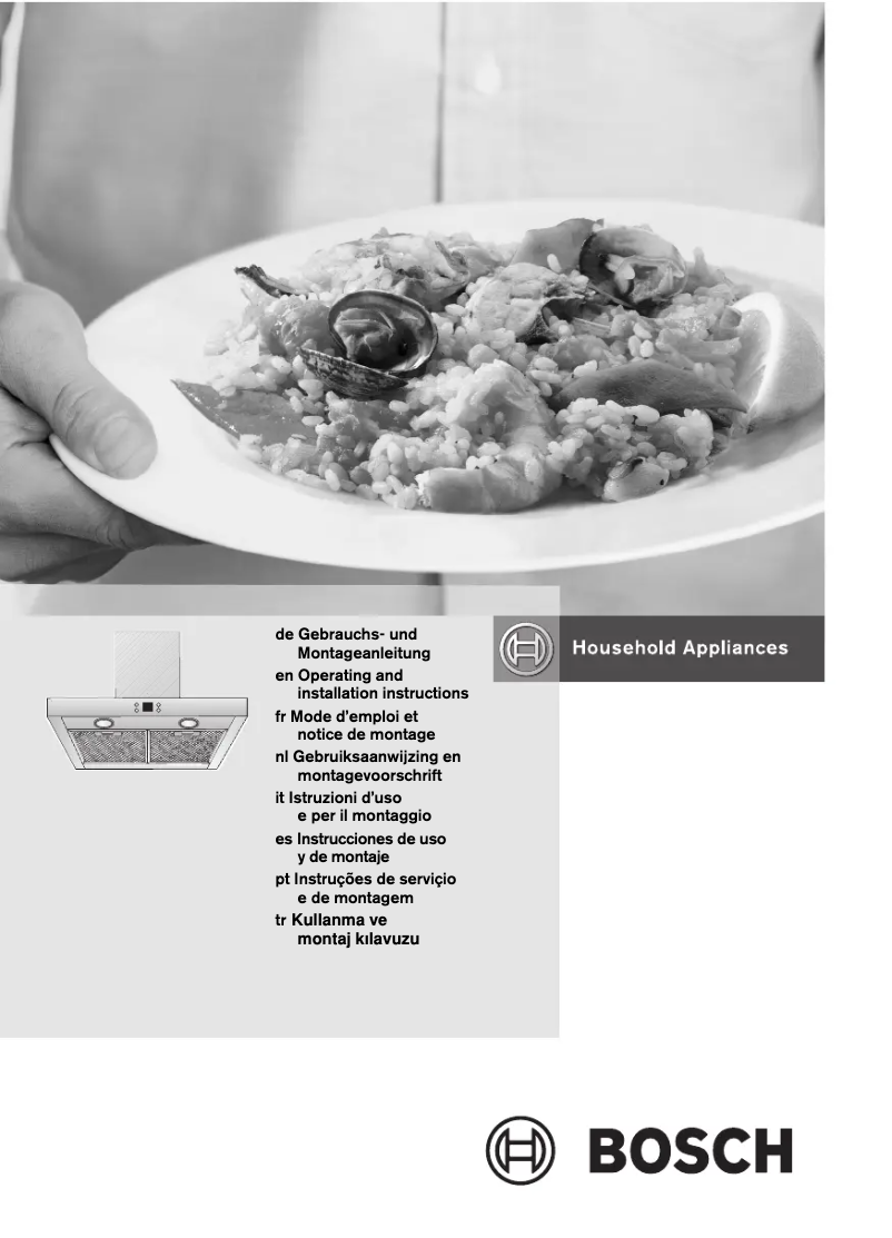 Page 1 de la notice Manuel utilisateur Bosch DWB065450